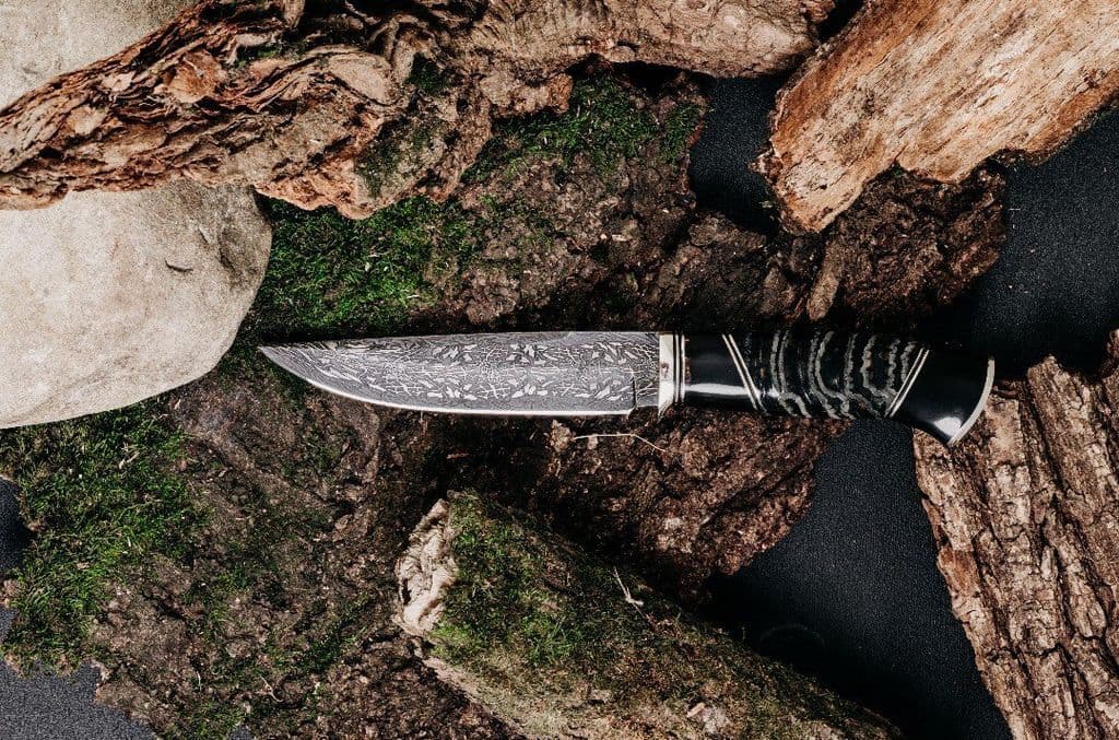 Cuchillo de Damasco «Cuervo»