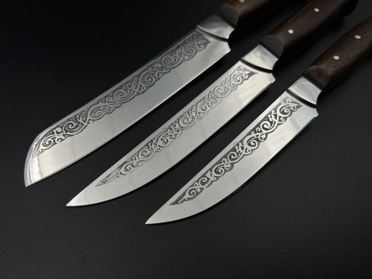 Juego de cuchillos de cocina Trío